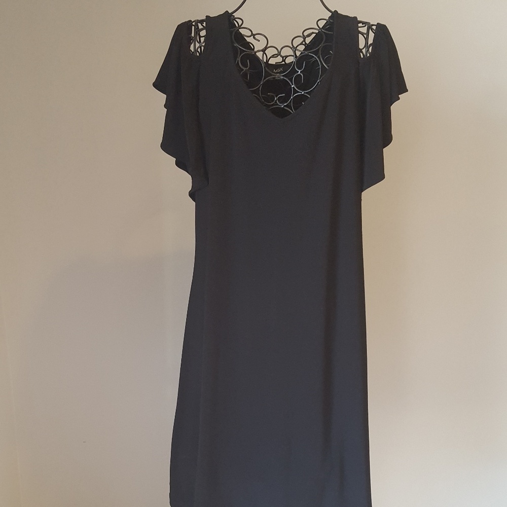 Flowy little black dress